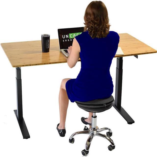 Alt view image 16 of 16 - Wobble Stool Air balance ball chair on wheels alternative rolling stool with wheels flexible seating classroom stools standing desk stool yoga ball chair adhd chair wobble stools for classroom seating