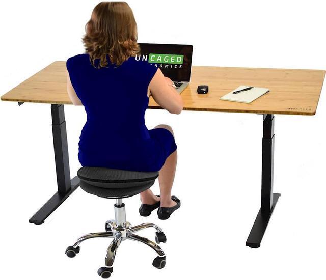 Alt view image 15 of 16 - Wobble Stool Air balance ball chair on wheels alternative rolling stool with wheels flexible seating classroom stools standing desk stool yoga ball chair adhd chair wobble stools for classroom seating