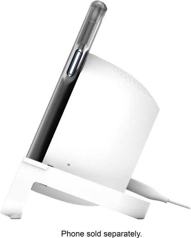 Alt view image 13 of 14 - Belkin BOOSTCHARGE Wireless Charging Stand + Speaker