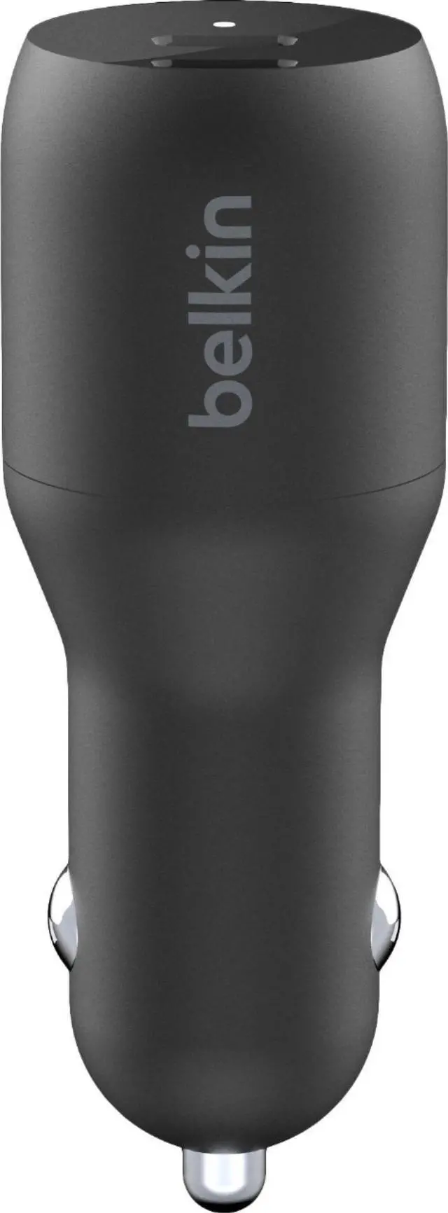 Alt view image 5 of 15 - BELKIN CCB002btBK Black BOOST CHARGE Dual USB-C Car Charger 36W