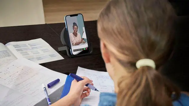 Alt view image 9 of 14 - Belkin BOOSTCHARGE Wireless Charging Stand + Speaker