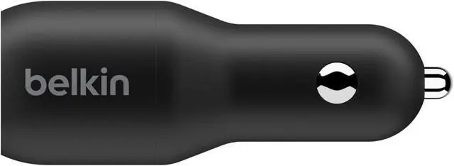 Alt view image 7 of 15 - BELKIN CCB002btBK Black BOOST CHARGE Dual USB-C Car Charger 36W