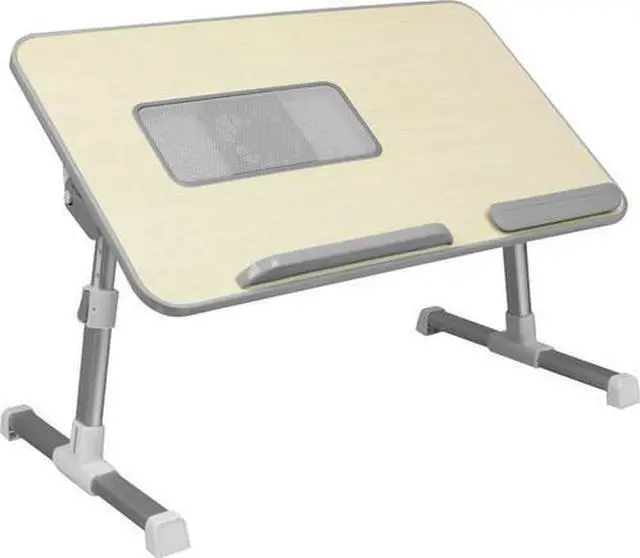 Alt view image 18 of 20 - Aluratek Adjustable Ergonomic Laptop Cooling Table With Fan