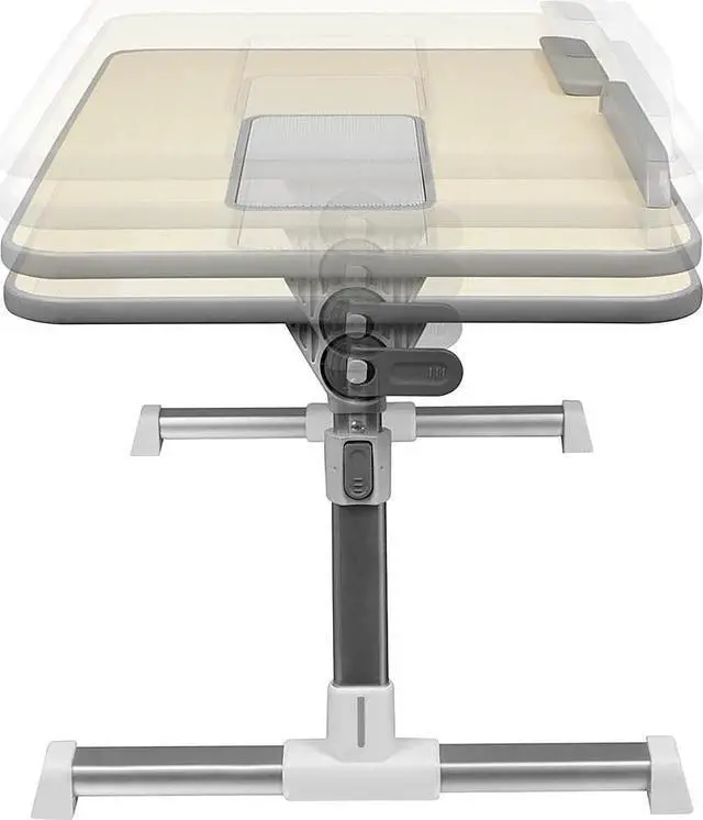 Alt view image 19 of 20 - Aluratek Adjustable Ergonomic Laptop Cooling Table With Fan