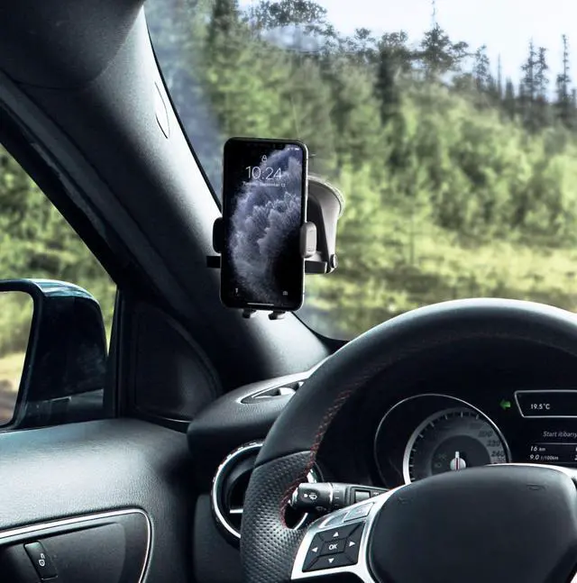 Alt view image 14 of 17 - iOttie HLCRIO171 Easy One Touch 5 Dash/Windshield Smartphone Mount