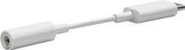 Alt view image 10 of 13 - Google USB Type C to 3.5mm Headphone Adapter Pixel, XL, Pixel 2, XL, Pixel 3, Pixel 3XL, Other USB Type-C Phones - White