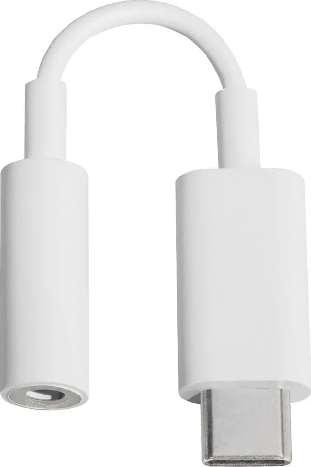 Alt view image 11 of 13 - Google USB Type C to 3.5mm Headphone Adapter Pixel, XL, Pixel 2, XL, Pixel 3, Pixel 3XL, Other USB Type-C Phones - White
