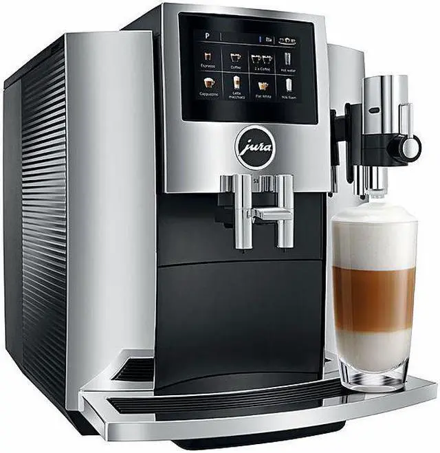 Alt view image 10 of 15 - jura s8 automatic coffee machine, chrome