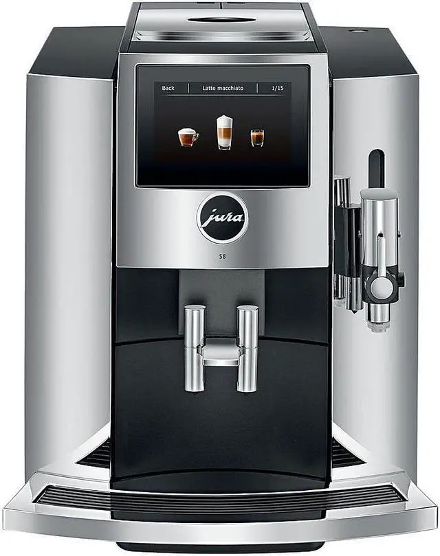 Alt view image 9 of 15 - jura s8 automatic coffee machine, chrome