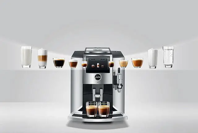 Alt view image 15 of 15 - jura s8 automatic coffee machine, chrome