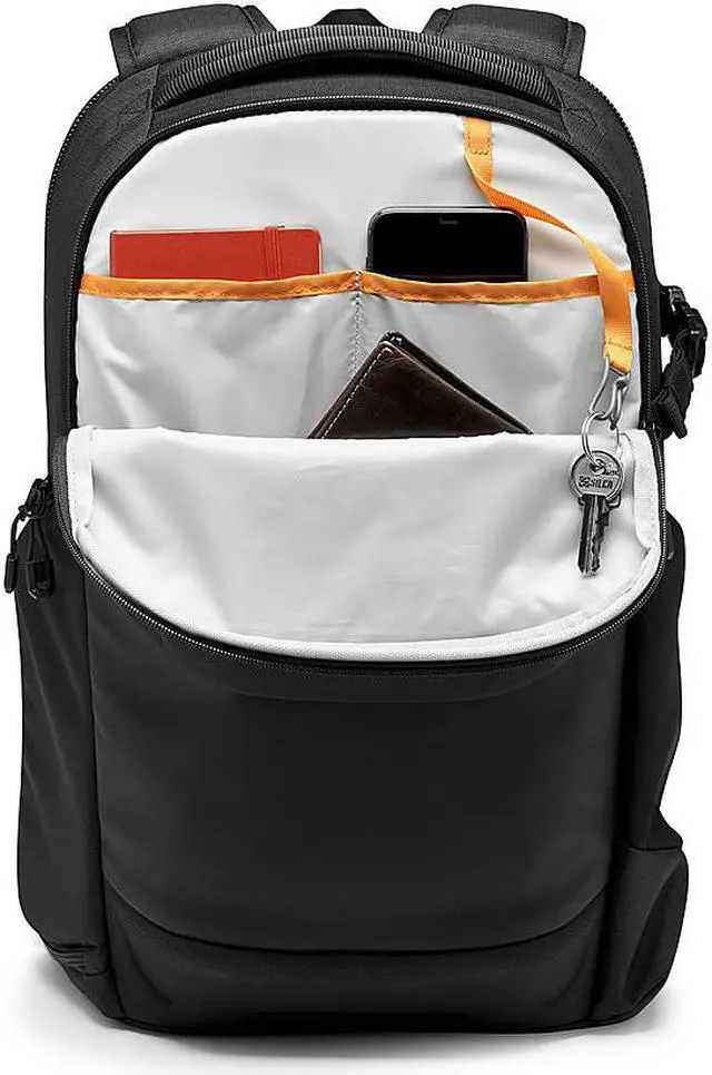 Alt view image 7 of 20 - lowepro flipside bp 300 aw iii mirrorless and dslr camera backpack - black - with rear access - with side access - with adjustable dividers - for mirrorless like sony ?7 - lp37350-