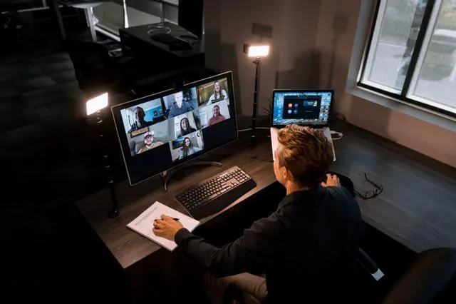 Alt view image 8 of 14 - Lume Cube Broadcast Lighting Kit with Panel GO Bi-Color LED Light #LC-BLK