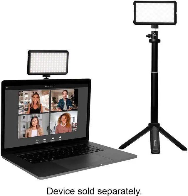 Alt view image 11 of 14 - Lume Cube Broadcast Lighting Kit with Panel GO Bi-Color LED Light #LC-BLK