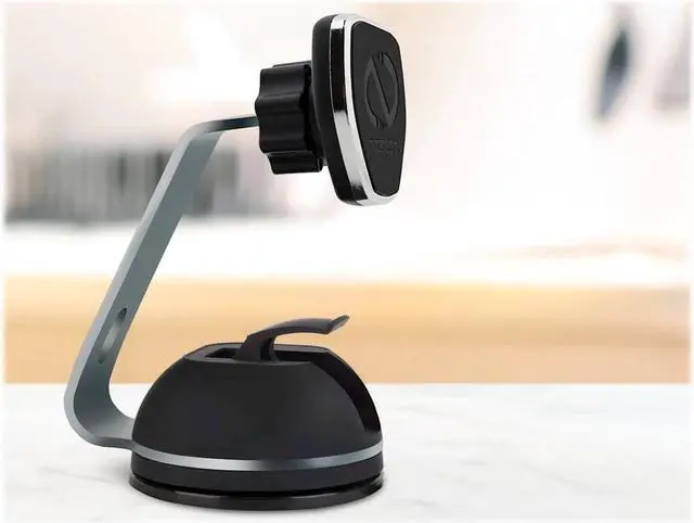Alt view image 14 of 18 - naztech magbuddy magnetic desktop cell phone mount. easy access to apps, messages, emails, photos & videos. use at workplace, home, for iphone x /8/8 plus, samsung s9 / s9+/ note 8 /smartphones & more
