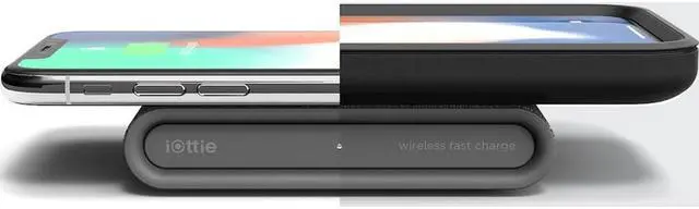 Alt view image 10 of 13 - iOttie iON Wireless Fast Charging Pad Mini - Grey
