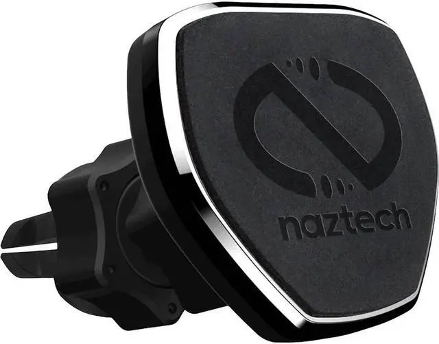 Alt view image 13 of 19 - naztech magbuddy universal magnetic air vent car phone mount. fully adjustable holder for handsfree phone calls and gps use, for iphone x/8/8 plus, samsung s9/s9+/note 8/smartphones & more black