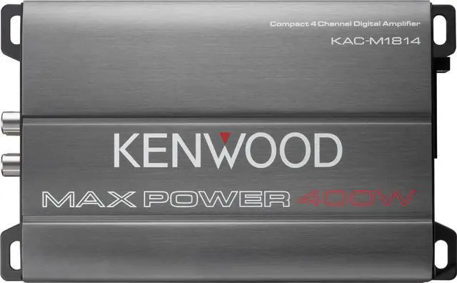 Alt view image 3 of 9 - Kenwood Compact 4-channel amplifier