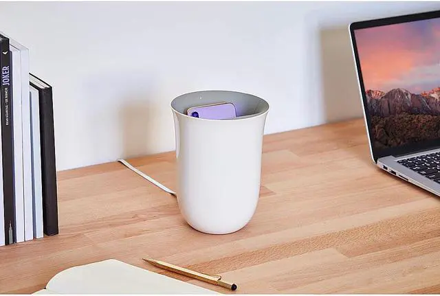 Alt view image 5 of 15 - New Lexon 24453Vrp Oblio 10W Qi Certified Wireless Charger With Built In Uv-Sanitizer