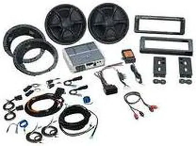 Alt view image 6 of 8 - Stinger SVTHD9813KIT Plug & Play Speaker/Amp Kit for Harley