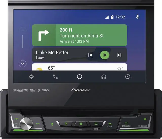 Alt view image 9 of 20 - Pioneer AVH-3500NEX 6.8" 1-DIN Multimedia DVD Receiver with Bluetooth