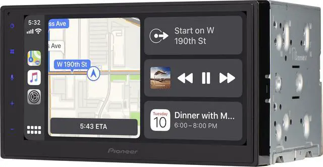 Alt view image 11 of 20 - Pioneer DMH1770 6.8 inch Capacitive Glass Touchscreen, Bluetooth®, Back-up Camera Ready Digital Media Receiver