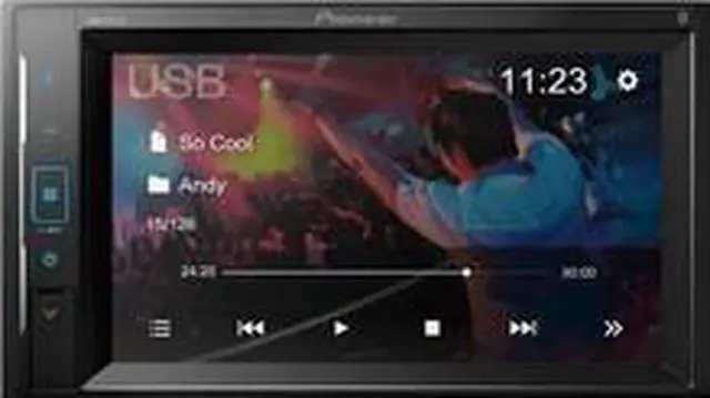 Alt view image 11 of 20 - Pioneer DMH241 6.2 inch Resistive Glass Touchscreen Digital Media Receiver