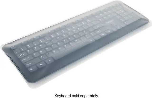Alt view image 3 of 6 - Targus Universal Keyboard Cover - Extra Large - Clear - 3 Pack - AWV338GL