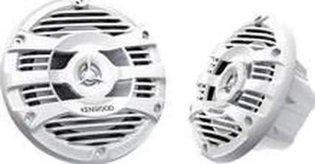 Alt view image 3 of 8 - Kenwood KFC1653 6.5 inch Marine 2-Way Coaxial Speakers - White