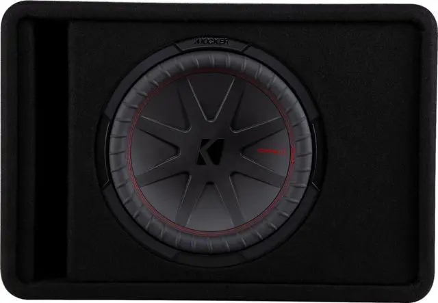 Alt view image 7 of 20 - KICKER 48VCWR122 CompR 12" 1000w Car Subwoofer+Vented Sub Box Enclosure Comp12