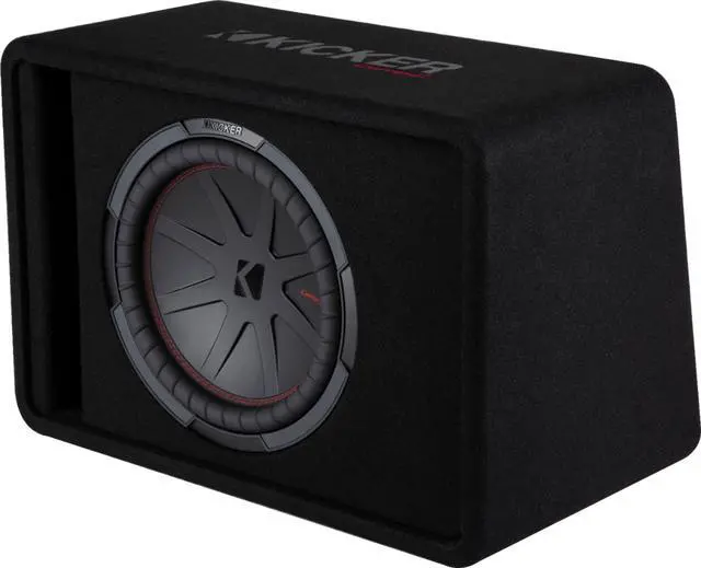 Alt view image 8 of 20 - KICKER 48VCWR122 CompR 12" 1000w Car Subwoofer+Vented Sub Box Enclosure Comp12
