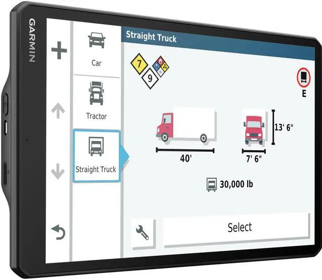 Alt view image 7 of 20 - Garmin dezl OTR1000, 10-inch GPS Truck Navigator  (010-02315-00)