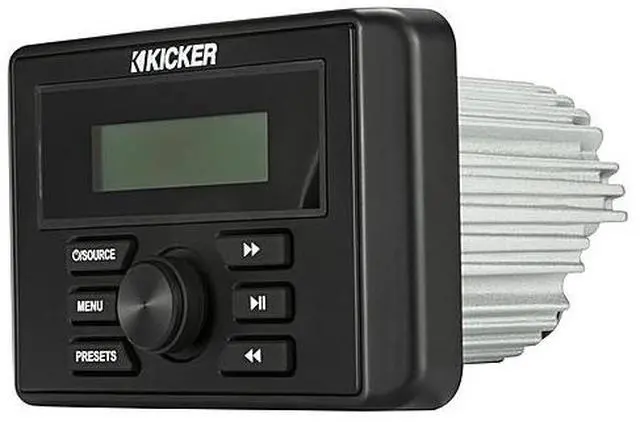 Alt view image 9 of 20 - Kicker 46KMC3 Marine-Grade Stereo Receiver with Built-In Amplifier