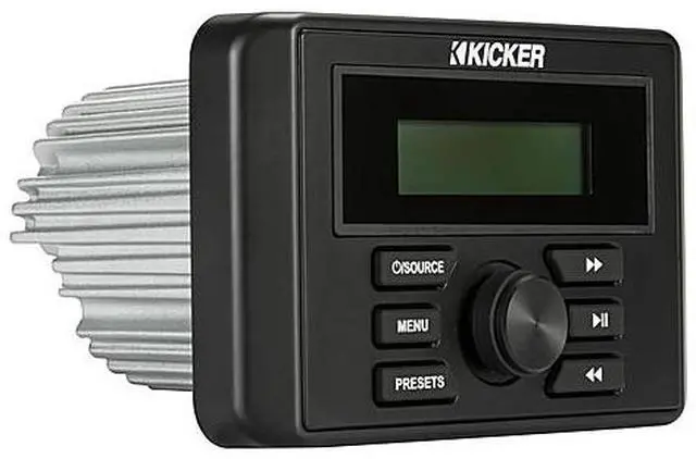 Alt view image 8 of 20 - Kicker 46KMC3 Marine-Grade Stereo Receiver with Built-In Amplifier