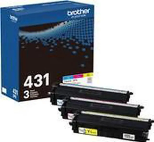 Alt view image 8 of 20 - Brother International - TN4313PK - Brother TN-431 Toner Cartridge - Cyan, Magenta, Yellow - Laser - Standard Yield -