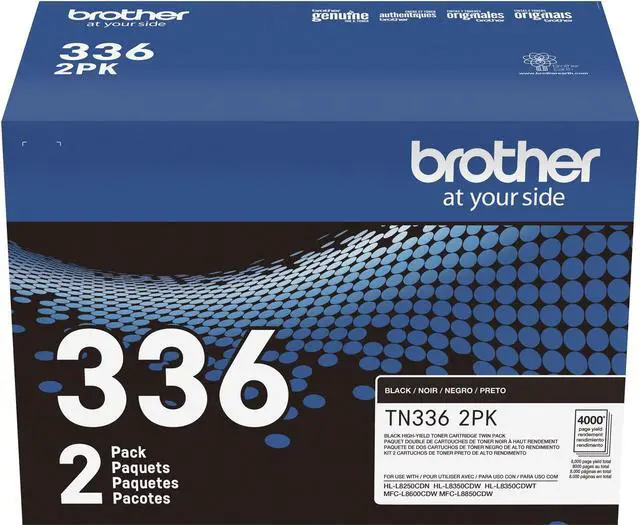 Alt view image 13 of 18 - Brother TN3362PK High-Yield Toner 4 000 Page-Yield Black 2/Pack