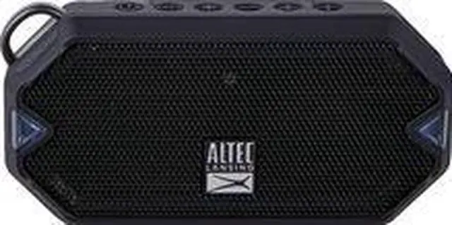 Alt view image 3 of 12 - altec lansing hydramini wireless bluetooth speaker, ip67 waterproof usb c rechargeable battery with 6 hours playtime, compact, shockproof, snowproof, everything proof (black)