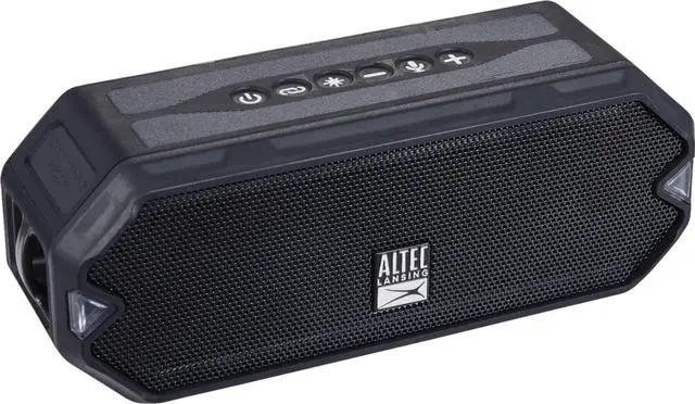 Alt view image 4 of 20 - Altec Lansing IMW1200 Hydrajolt Wireless Bluetooth Waterproof Portable Speaker (Black)