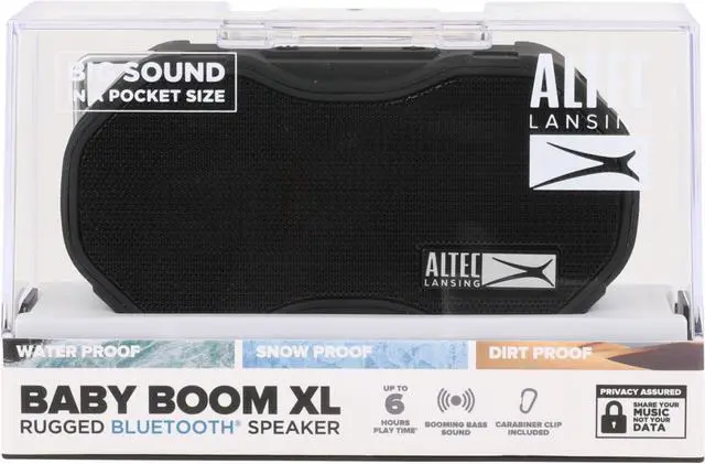 Alt view image 7 of 16 - Baby Boom XL IMW270 Portable Bluetooth Speaker - Black