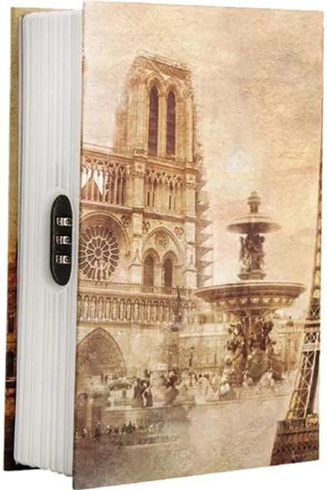 Alt view image 13 of 19 - Barska CB12362 Paris Book Lock Box with Combination Lock
