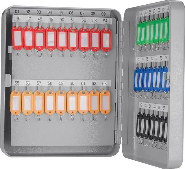 Alt view image 8 of 15 - BARSKA OPTICS CB13234 BARSKA OPTICS CB13234 90 Key Lock Box Grey