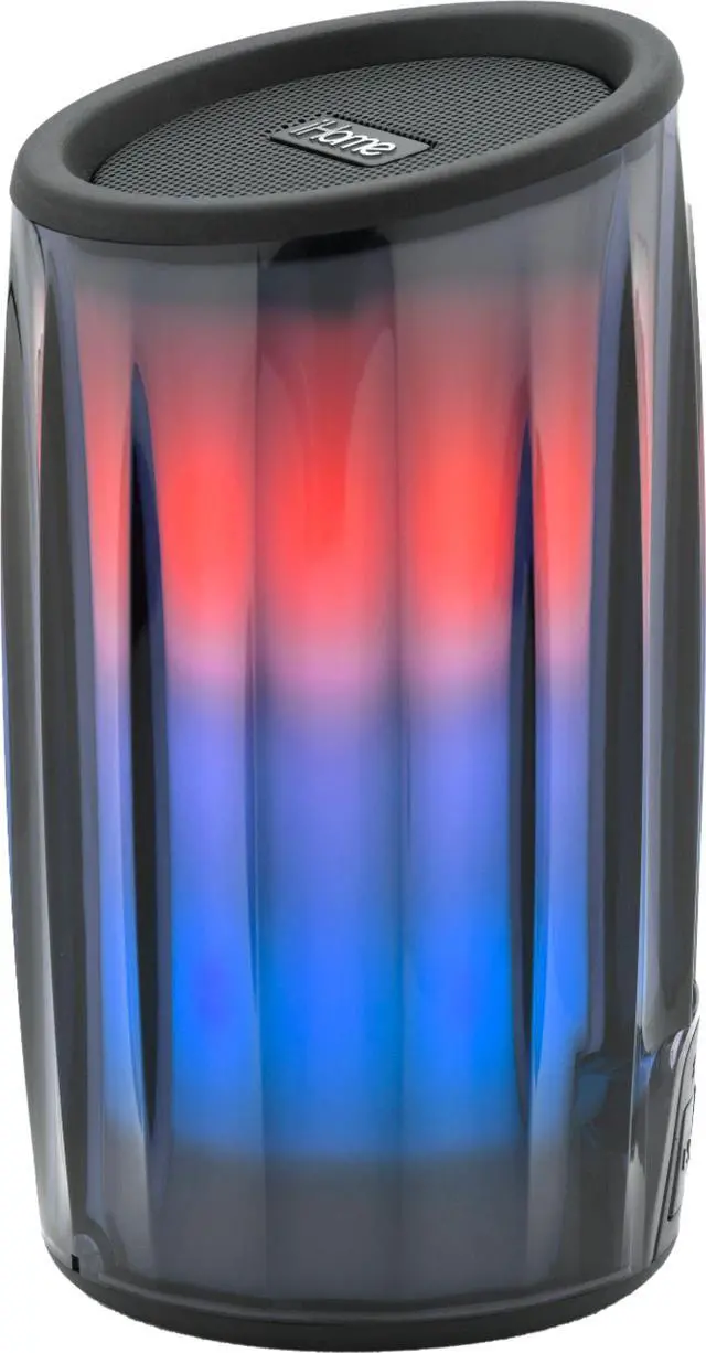 Alt view image 16 of 18 - iHome Bluetooth Color Changing Portable Speaker Black Speakers and Alarm Clocks