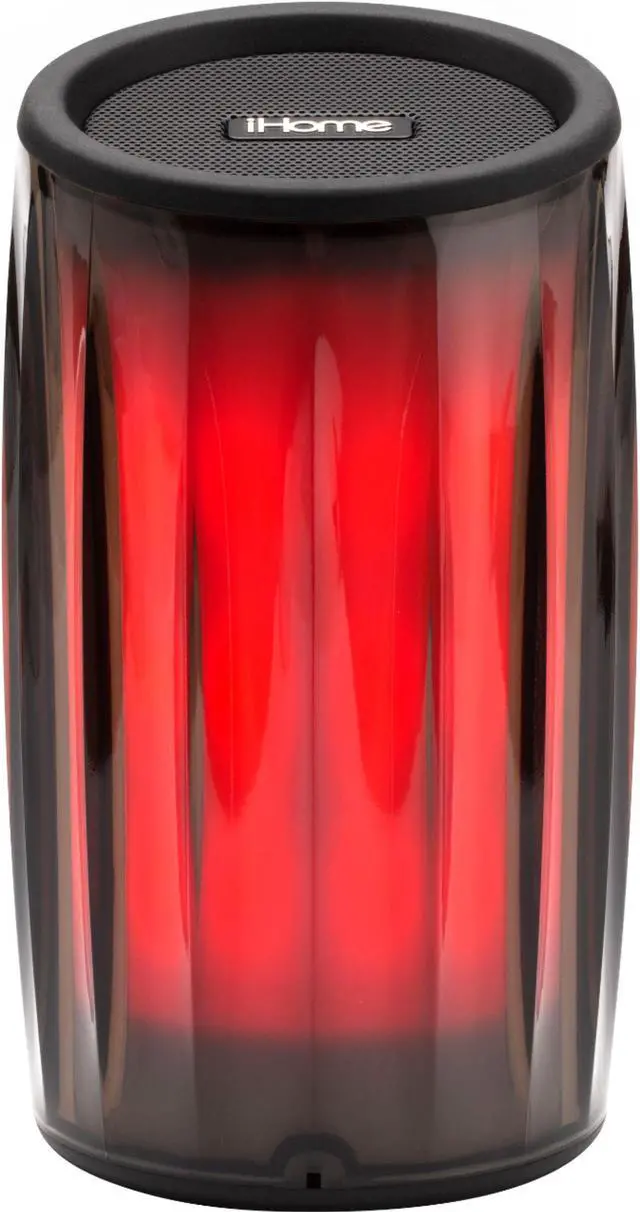 Alt view image 14 of 18 - iHome Bluetooth Color Changing Portable Speaker Black Speakers and Alarm Clocks