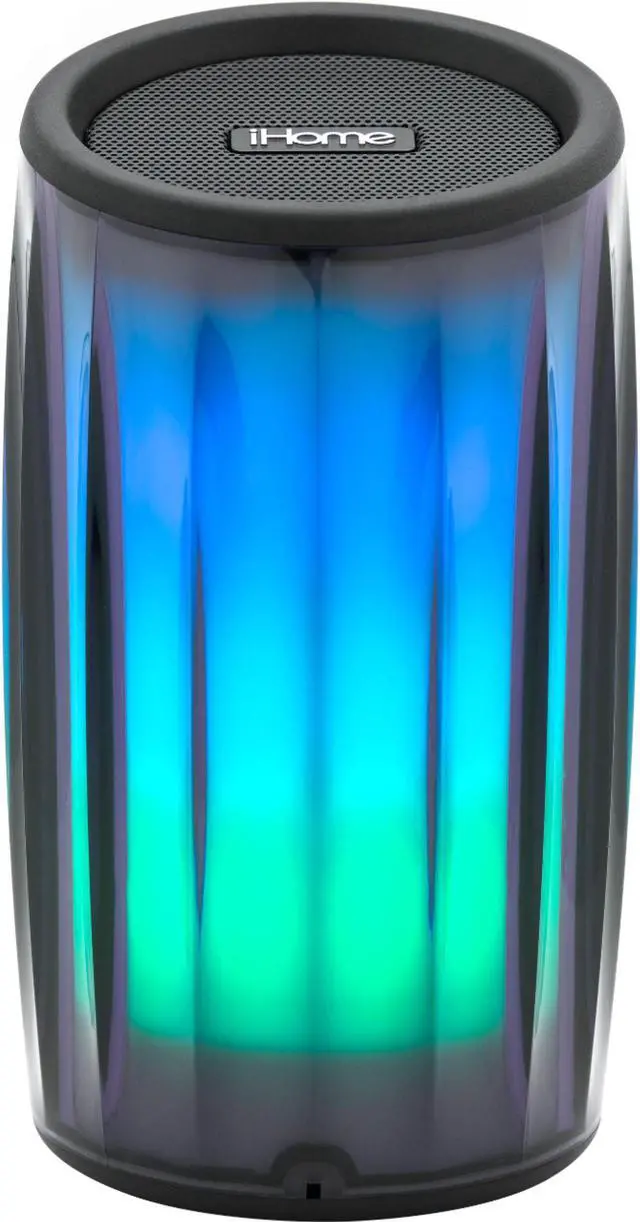 Alt view image 18 of 18 - iHome Bluetooth Color Changing Portable Speaker Black Speakers and Alarm Clocks