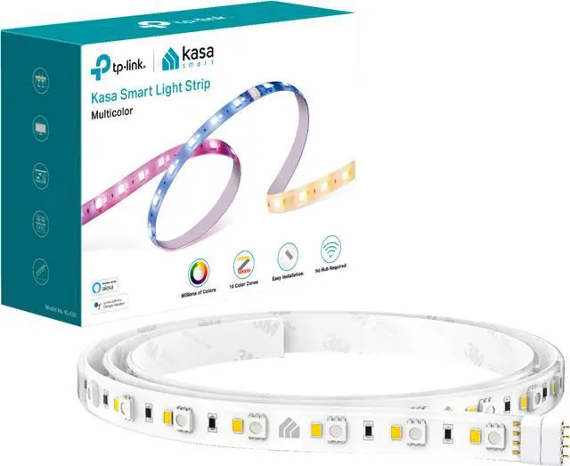 Alt view image 9 of 20 - Kasa Smart LED Light Strip KL430, 16 Color Zones RGBIC, 6.6ft Wi-Fi LED Lights Work with Alexa, Google Home &IFTTT, No Hub Required