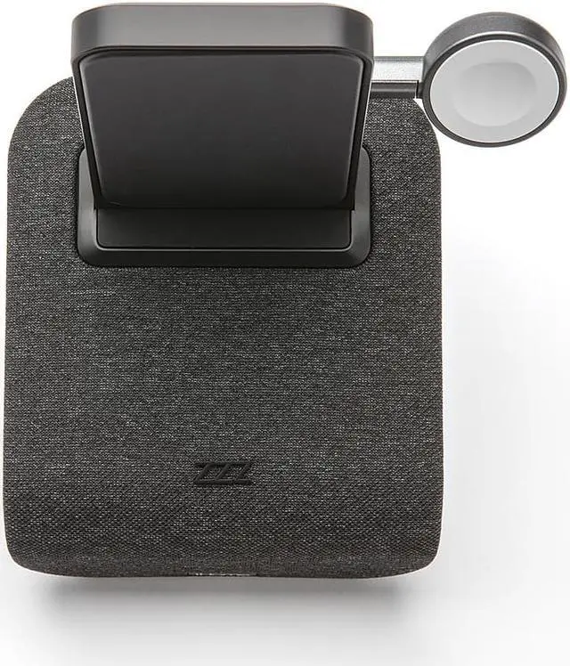 Alt view image 11 of 11 - iHome Wireless Charging Alarm Clock TimeBase Pro+ with Bluetooth/USB and Apple Watch Black Speakers and Alarm Clocks
