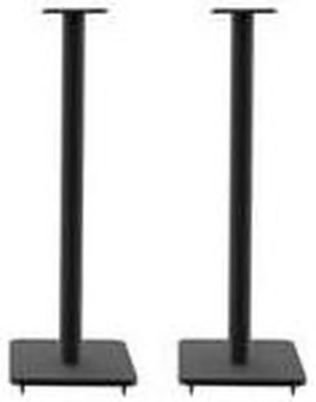 Alt view image 11 of 20 - Kanto SP26PL 26" Bookshelf Speaker Stands - Pair (Black)
