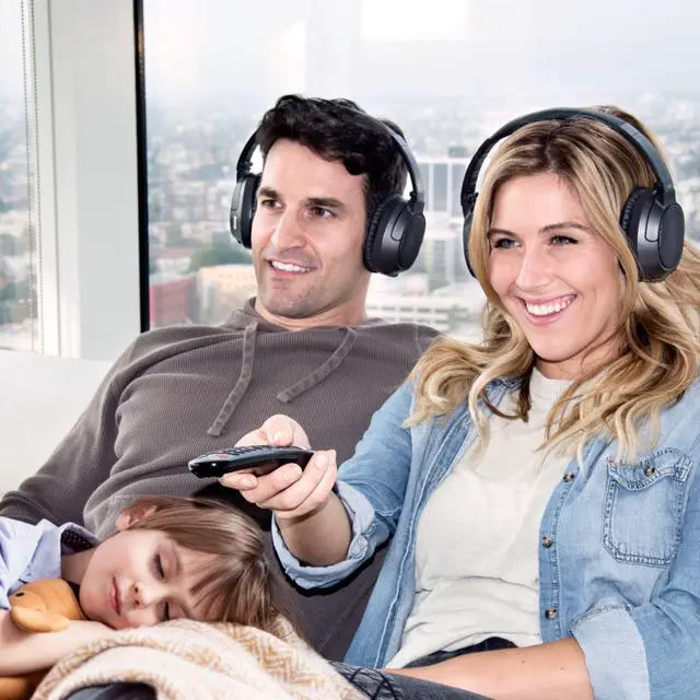 Alt view image 12 of 16 - Connect T1CMA Wireless Over-the-Ear Headphones - Black