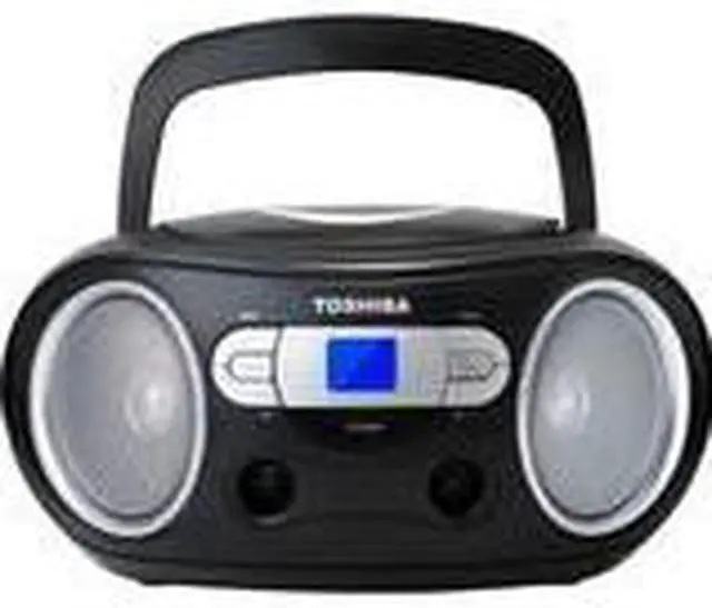Alt view image 20 of 20 - Toshiba Portable CD Boombox with AM/FM Stereo and Aux Input TY-CRS9