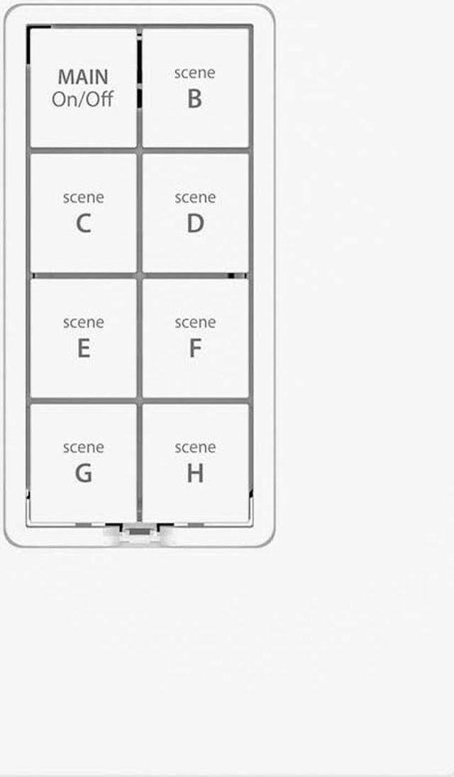 Alt view image 19 of 19 - INSTEON Keypad Dimmer Switch (Dual-Band), 8-Button, White