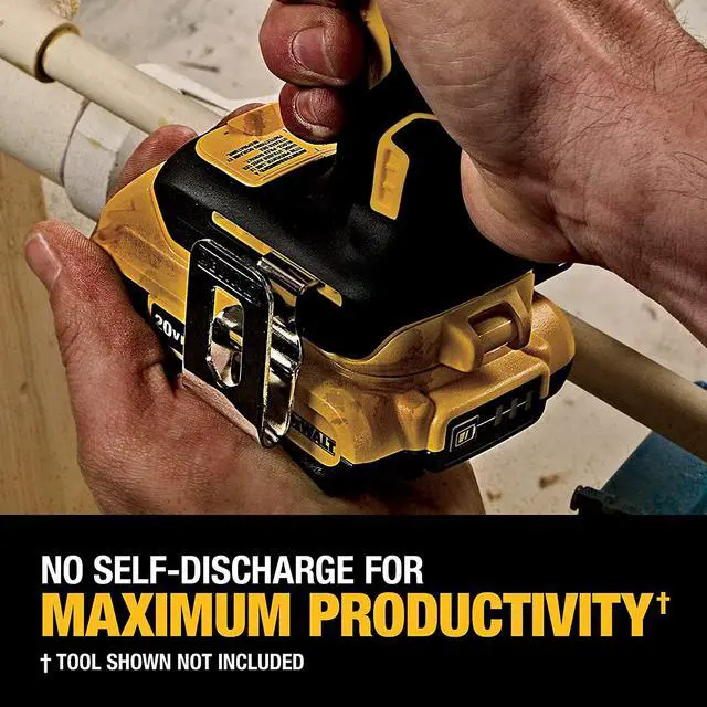 Alt view image 10 of 11 - DEWALT 20V MAX Battery, Lithium Ion, 4-Ah & 2-Ah, 4-Pack (DCB3244)